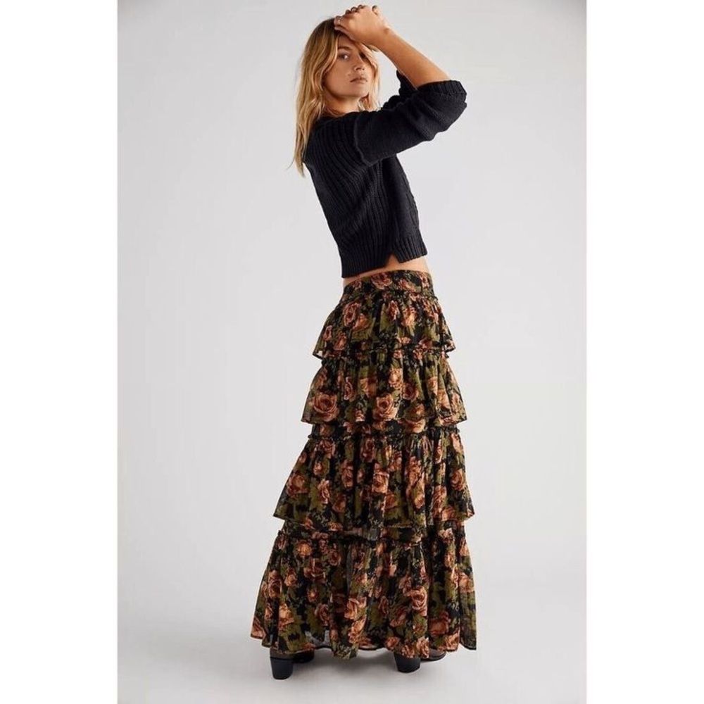 Free People Sawyer Maxi Skirt